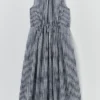 Abito in cotone a righe tinto naturale Martha Abito in cotone a righe tinto naturale Martha