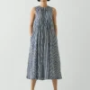 Abito in cotone a righe tinto naturale Martha Abito in cotone a righe tinto naturale Martha