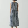 Abito in cotone a righe tinto naturale Martha Abito in cotone a righe tinto naturale Martha