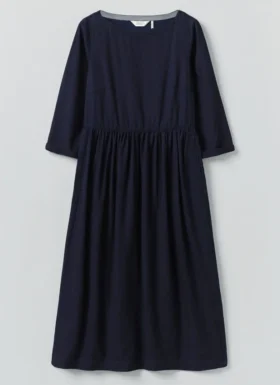 Abito in twill indaco Freya