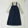 Abito salopette in denim con tasche applicate