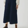 Abito salopette in denim con tasche applicate