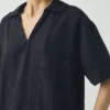 Abito smock in cotone e lino