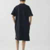 Abito smock in cotone e lino