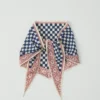 Bandana a quadri Cook Check stampata a mano