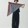 Bandana con stampa a blocchi a strisce patchwork Bandana con stampa a blocchi a strisce patchwork