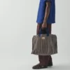 Borsa in cotone a righe Moismont Borsa in cotone a righe Moismont