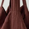 Borsa in lino tinta in capo