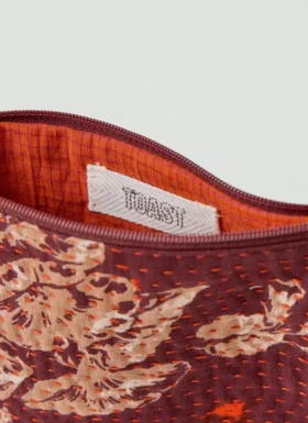 Bustina Kantha in tessuto di scarto