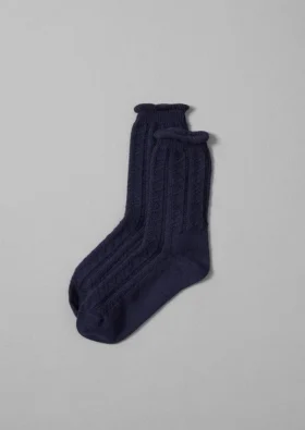 Calze in cotone a maglia Guernsey