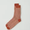 Calze in cotone a righe Calze in cotone a righe