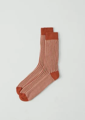 Calze in cotone a righe Calze in cotone a righe