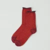 Calze in cotone e cashmere a righe Calze in cotone e cashmere a righe