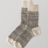Calze in jacquard di lana Nishiguchi Kutsushita Calze in jacquard di lana Nishiguchi Kutsushita