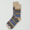 Calze in lana jacquard