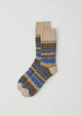 Calze in lana jacquard