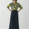 Camicia con stampa di frutta disegnata da Gia