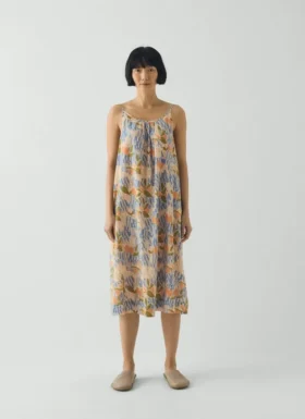 Camicia da notte in cotone con stampa Picnic Camicia da notte in cotone con stampa Picnic