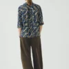 Camicia Gia con stampa alle erbe