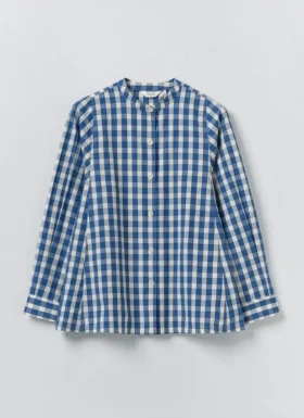 Camicia in cotone a quadretti Alfresco