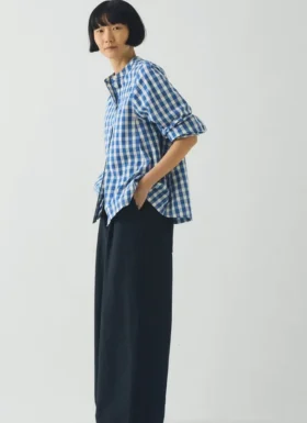Camicia in cotone a quadretti Alfresco