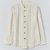 Camicia in cotone a righe irregolari Jasper