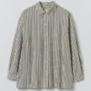 Camicia in cotone a righe Tablier