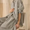 Camicia in cotone a righe Tablier