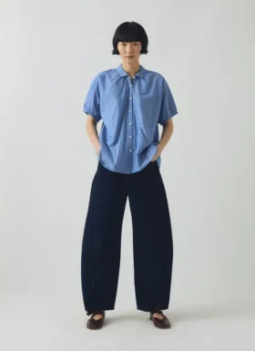 Camicia in cotone arricciato Cecily