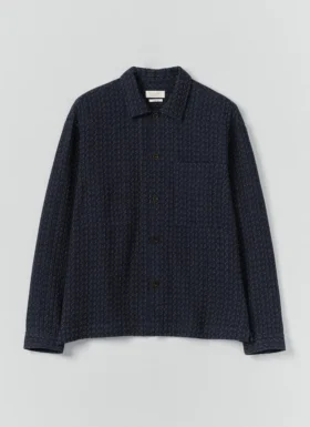Camicia in cotone con punti sparsi