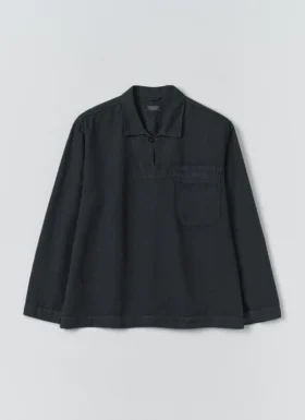 Camicia in cotone e lino