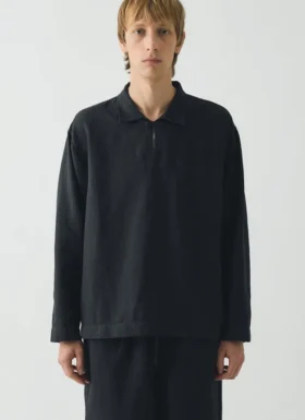 Camicia in cotone e lino