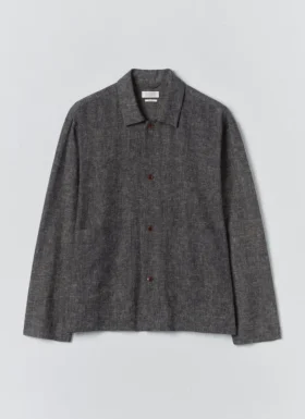 Camicia in cotone e lino dal taglio morbido