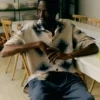 Camicia in cotone Ikat a mosaico Camicia in cotone Ikat a mosaico