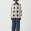 Camicia in cotone Ikat a mosaico Camicia in cotone Ikat a mosaico