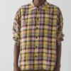 Camicia in lino a quadri Gelato Camicia in lino a quadri Gelato