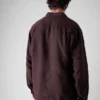 Camicia in lino con mezza abbottonatura Camicia in lino con mezza abbottonatura
