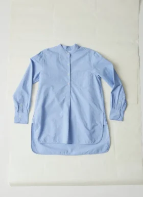 Camicia lunga in cotone Oxford Taro