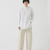 Camicia lunga in cotone Oxford Taro