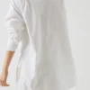 Camicia lunga in cotone Oxford Taro