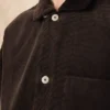 Camicia smockata in velluto a coste biologico Camicia smockata in velluto a coste biologico