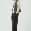 Canotta in lana e cashmere con scollo a V Canotta in lana e cashmere con scollo a V