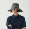 Cappello in carta washi stropicciata Decho