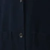 Cappotto in denim giapponese con spalle scese