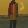 Cappotto in lana a quadri vivaci