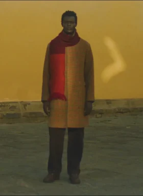 Cappotto in lana a quadri vivaci Cappotto in lana a quadri vivaci