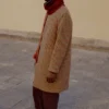 Cappotto in lana a quadri vivaci