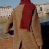 Cappotto in lana a quadri vivaci