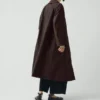 Cappotto raglan in cotone cerato Frankie