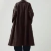 Cappotto raglan in cotone cerato Frankie